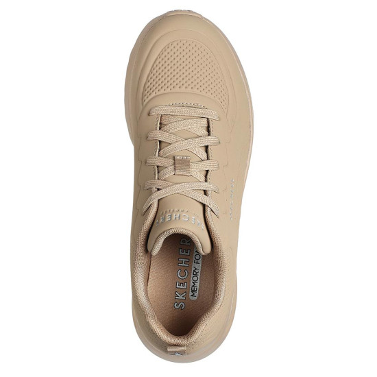 Skechers Deboss Durabuck Lace Up Fashion Sneaker
